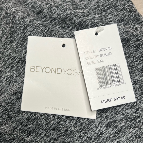 Beyond Yoga Spacedye Caught in the Midi High Waisted Legging, Grey, size XXL NWT - Picture 4 of 5